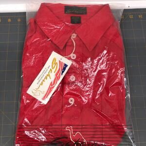 Sahara Fine Active Sportswear Polo Shirt Size XL Extra Large Red NIP